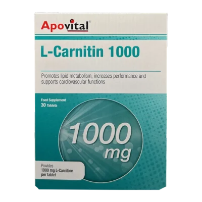 L-Carnitin1000 Apo Vital | ال-کارنیتین 1000 آپوویتال