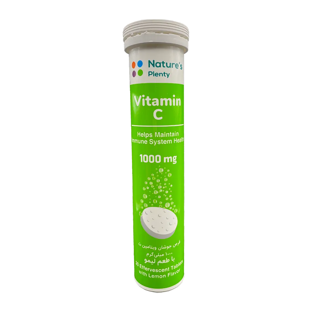 Natures Plenty Vitamin C 1000 Eff Tab | قرص جوشان ویتامین ث 1000 میلی گرم نیچرز پلنتی