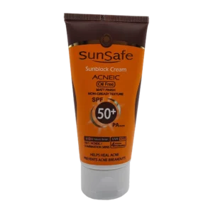 SunSafe SunScreen Cream SPF50 | کرم ضد آفتاب سان‌سیف SPF50 (بژ طبیعی)