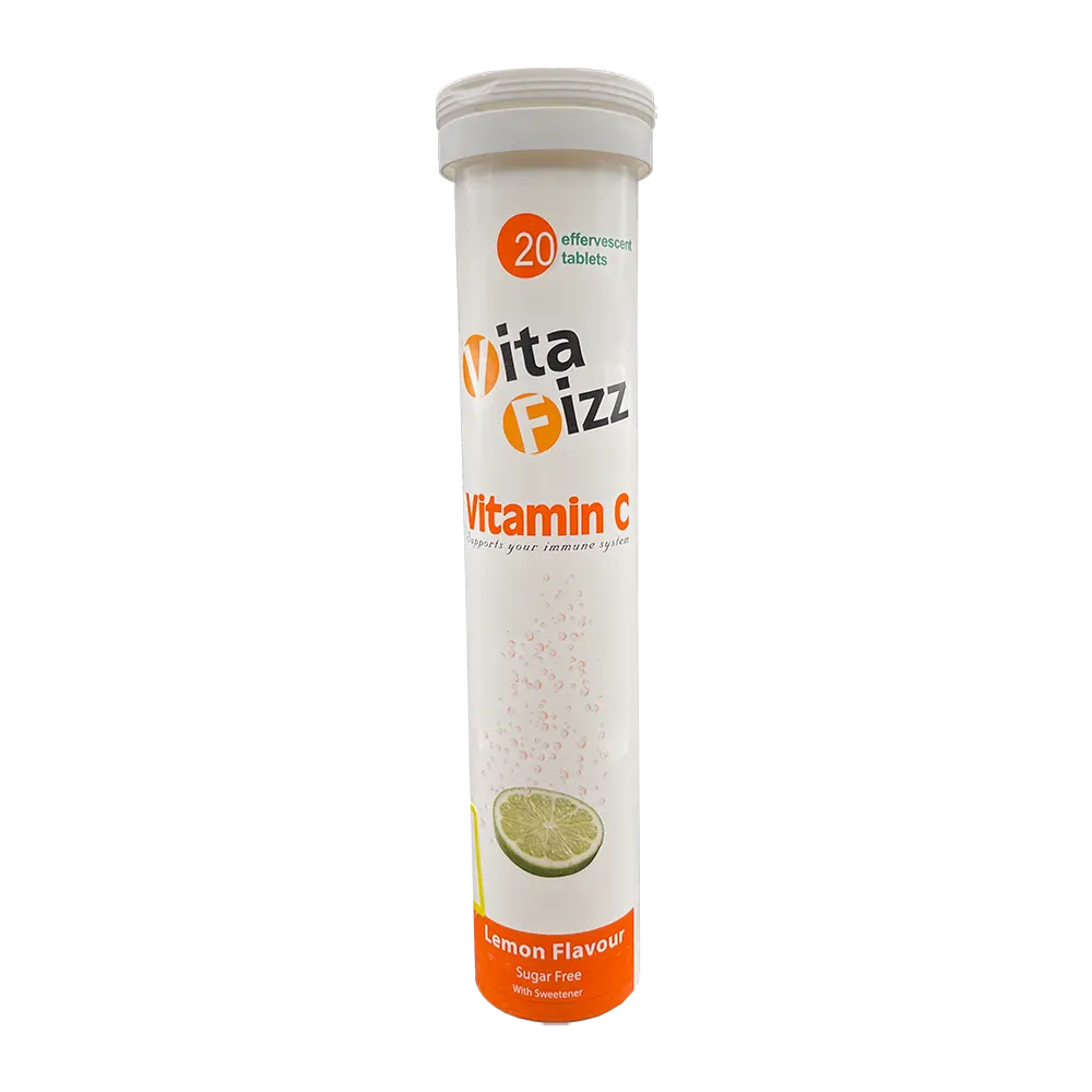Vita Fizz Vitamin C 500mg Eff Tab | قرص جوشان ویتامین ث 500میلی گرم ویتافیز