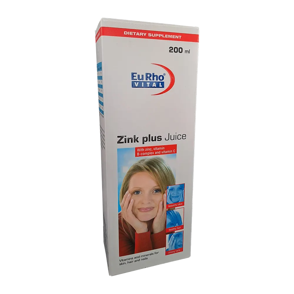 Eurho vital zink Plus Juice | شربت زینک پلاس یوروویتال