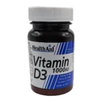 Health Aid Vitamin D3 1000IU Tab | قرص ویتامین D3 1000 واحد هلث اید