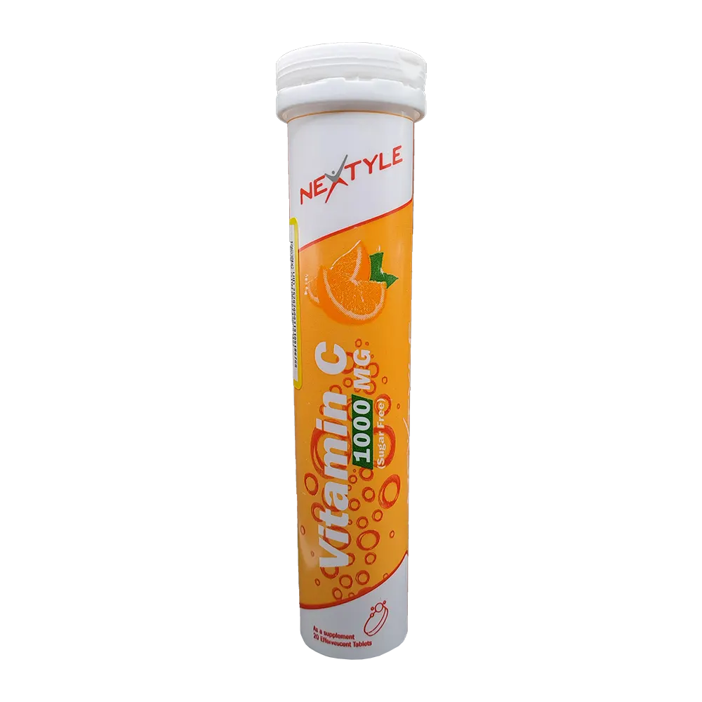 Nextyle Vitamin C 1000mg Eff Tab | قرص جوشان ویتامین ث 1000میلی‌گرم نکستایل