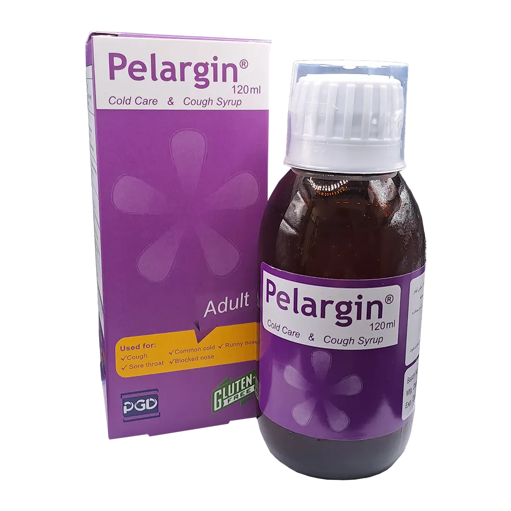 Pelargin Adult Cold & Cough Syrup | شربت سرماخوردگی و ضدسرفه پلارژین