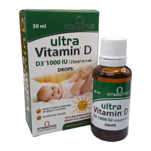 قطره خوراکی اولترا ویتامین D3 1000 واحد ویتابیوتیکس | Vitabiotics Ultra Vitamin D3 1000 IU Drop