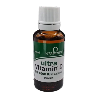 قطره خوراکی اولترا ویتامین D3 1000 واحد ویتابیوتیکس | Vitabiotics Ultra Vitamin D3 1000 IU Drop