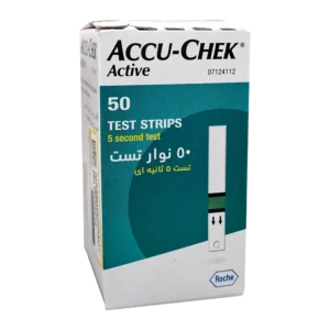 نوار تست قند خون اکیو چک اکتیو 50 عددی | Accu-Chek Active Blood Glucose Test Strips