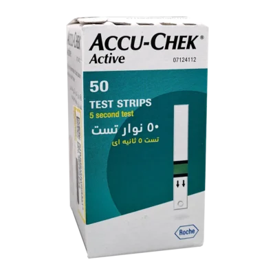 نوار تست قند خون اکیو چک اکتیو 50 عددی | Accu-Chek Active Blood Glucose Test Strips
