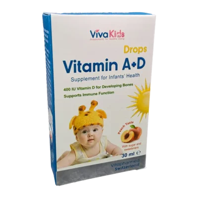 قطره خوراکی ویتامین A+D ویواکیدز | VivaKids Vitamin A+D Drop
