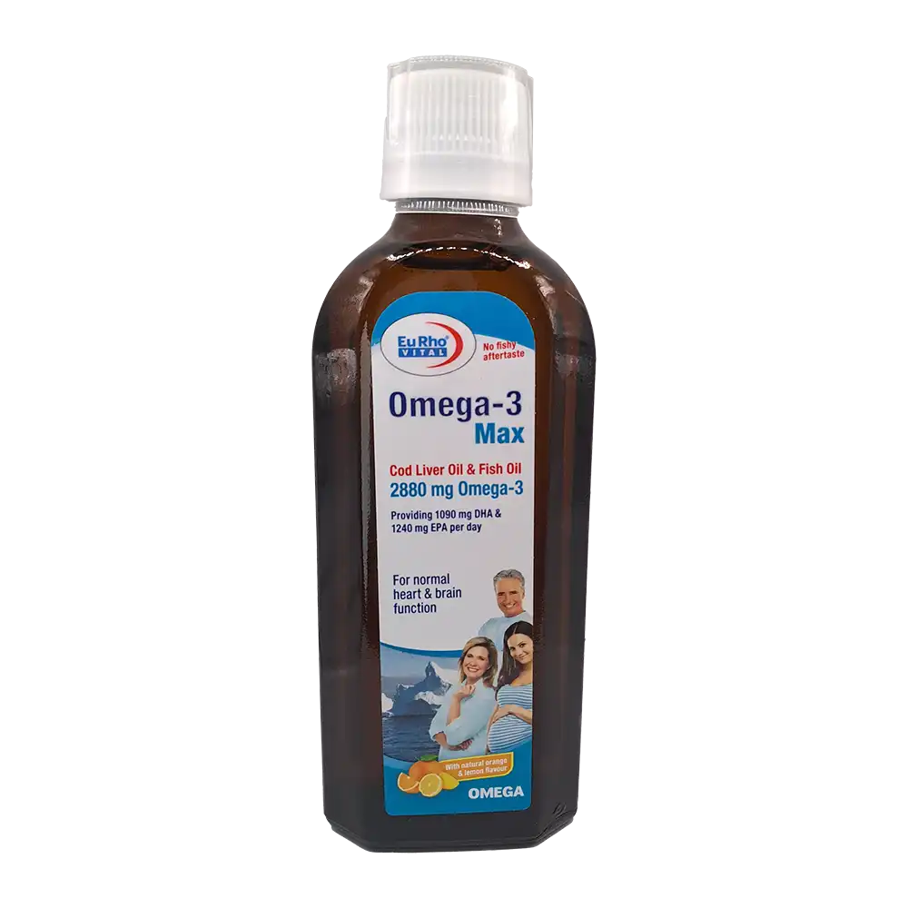 شربت امگا-3 مکس یوروویتال | EuRho Vital Omega-3 Max Syrup