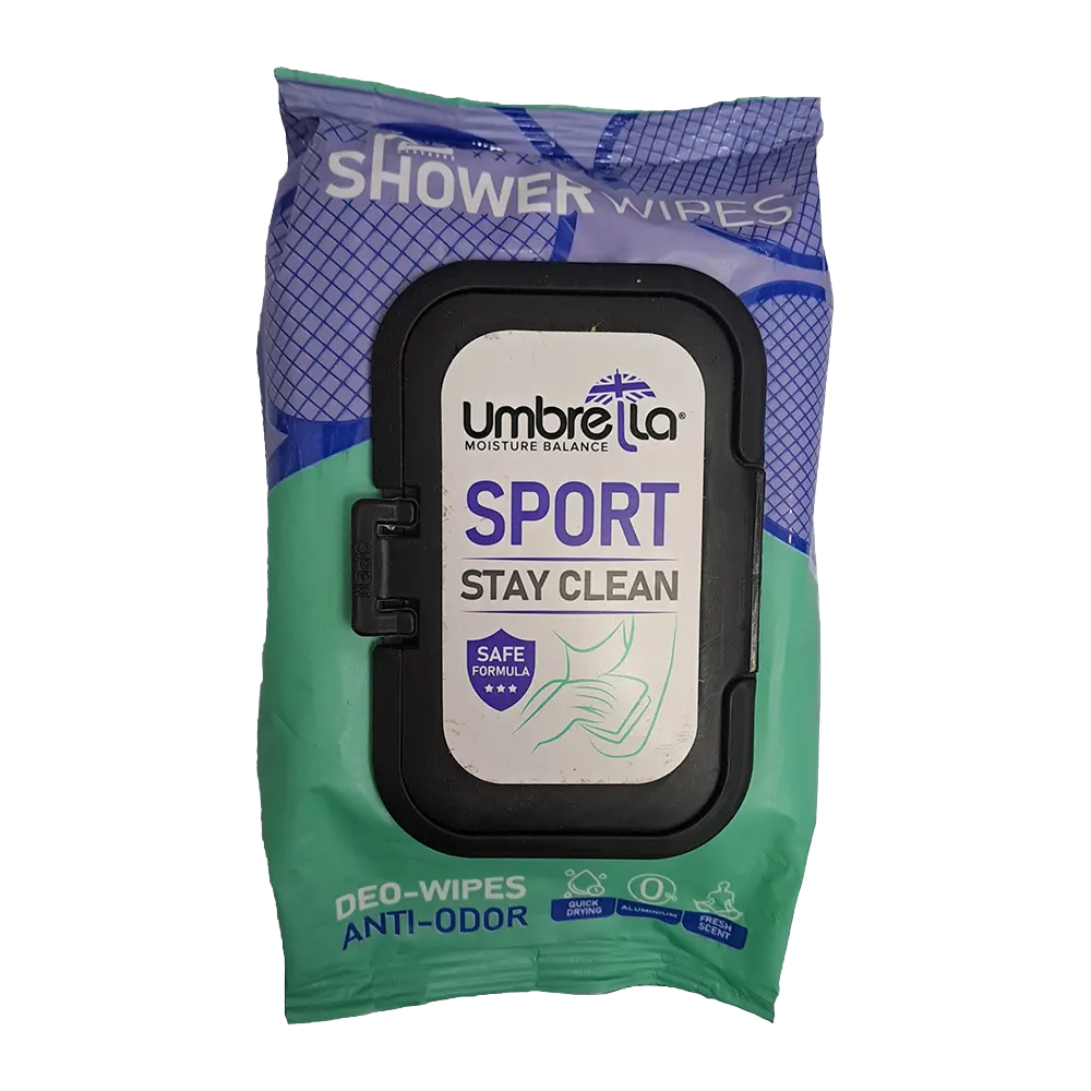 دستمال مرطوب خوشبو کننده بدن اسپرت آمبرلا | Umbrella Sport Stay Clean Wipes