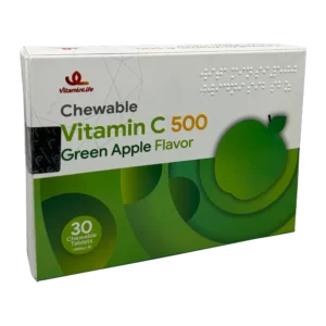 قرص جویدنی ویتامین C 500 ویتامین لایف | VitaminLife Chewable Vitamin C 500 Tab