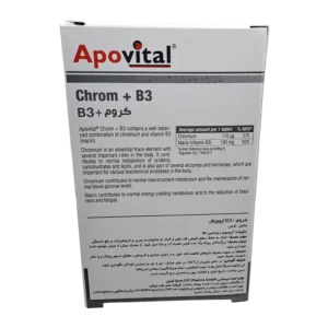 قرص کروم + B3 آپوویتال | Apovital Chrom+B3 Tab