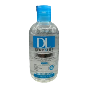 محلول پاک کننده صورت مناسب پوست های معمولی و خشک درمالیفت | Dermalift Hydralift Micellar Cleansing Water