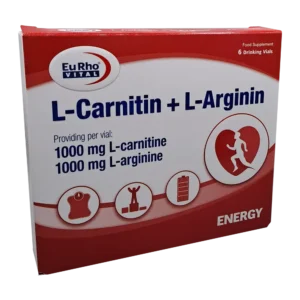 ویال خوراکی ال-کارنیتین+ال-آرژینین یوروویتال | Eurho Vital L-Carnitin+L-Arginin Vials