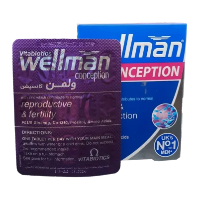 قرص ول من کانسپشن ویتابیوتیکس | Vitabiotics Wellman Conception Tab