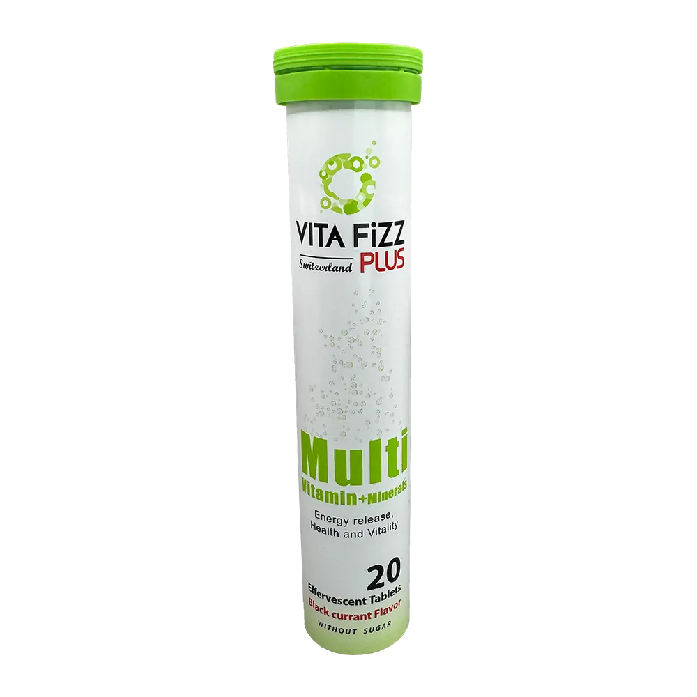 قرص جوشان مولتی ویتامین+مینرال ویتافیز پلاس | Vita Fizz Plus Multivitamin+Minerals Eff Tab
