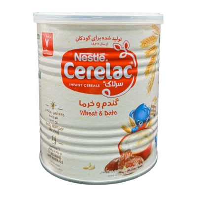 سرلاک گندم و خرما به همراه شیر نستله | Nestle Cerelac Wheat & Date With Milk