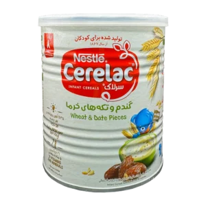 سرلاک گندم و تکه های خرما به همراه شیر نستله | Nestle Cerelac Wheat & Date Pieces With Milk