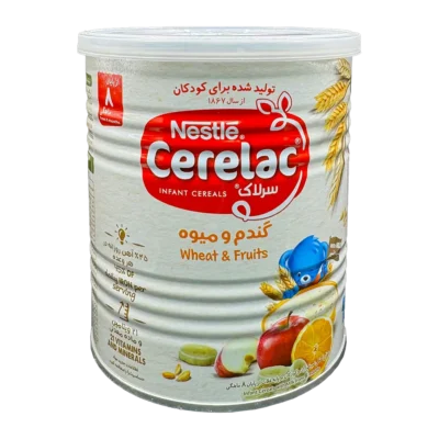 سرلاک گندم و میوه به همراه شیر نستله | Nestle Cerelac Wheat & Fruits With Milk
