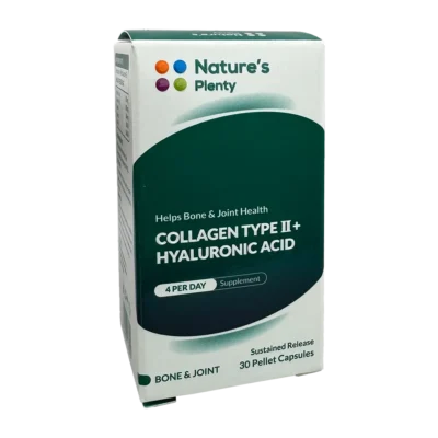 کپسول کلاژن نوع 2 و هیالورونیک اسید نیچرز پلنتی | Natures Plenty Collagen Type 2 + Hyaluronic Acid Cap