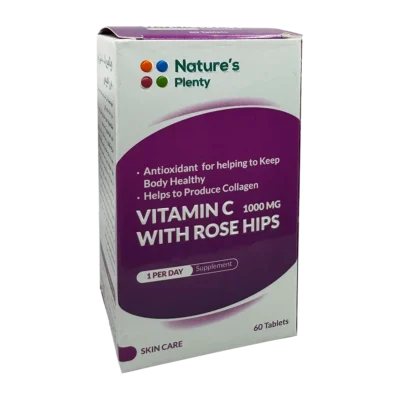 قرص ویتامین C 1000 + رز هیپس نیچرز پلنتی | Natures Plenty Vitamin C 1000 With Rose Hips Tab