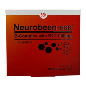 ویال خوراکی نوروبیون 1000 میکرو گرم بی اس کی | BSK Neurobeen 1000 mcg Vials