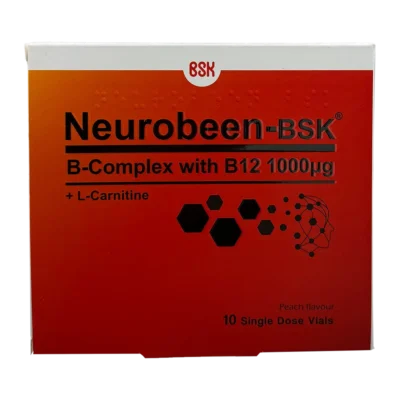 ویال خوراکی نوروبیون 1000 میکرو گرم بی اس کی | BSK Neurobeen 1000 mcg Vials