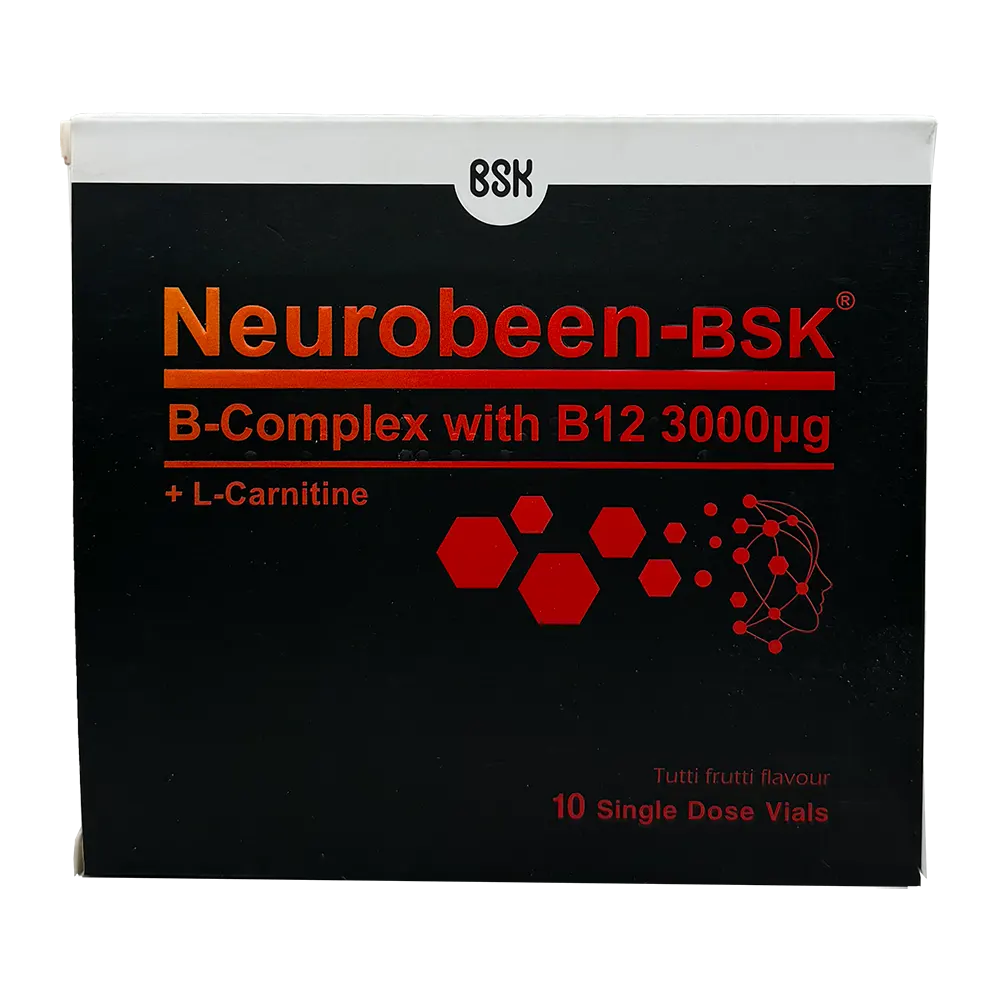 ویال خوراکی نوروبین 3000 میکروگرم بی اس کی | BSK Neurobeen 3000 Mcg Vials