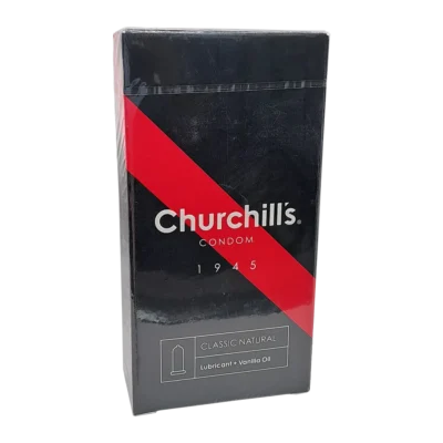 کاندوم کلاسیک روان کننده وانیل چرچیلز | Churchills Classic Natural Condom