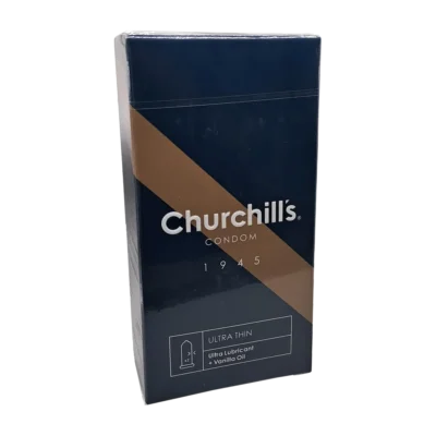 کاندوم نازک کلاسیک روان کننده مضاعف چرچیلز | Churchills Ultra Lubricant Condom