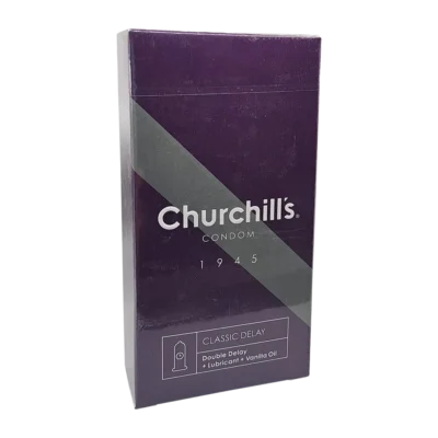 کاندوم کلاسیک تاخیری مضاعف چرچیلز | Churchills Classic Delay Condom