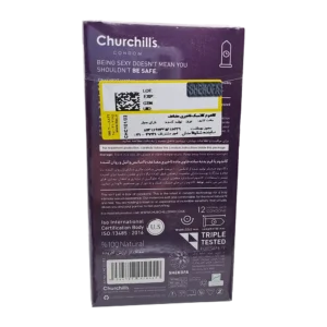 کاندوم کلاسیک تاخیری مضاعف چرچیلز | Churchills Classic Delay Condom