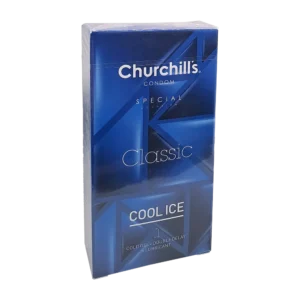 کاندوم کلاسیک خنک کننده تاخیری چرچیلز | Churchills Classic Cool Ice Condom