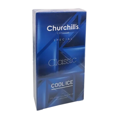 کاندوم کلاسیک خنک کننده تاخیری چرچیلز | Churchills Classic Cool Ice Condom