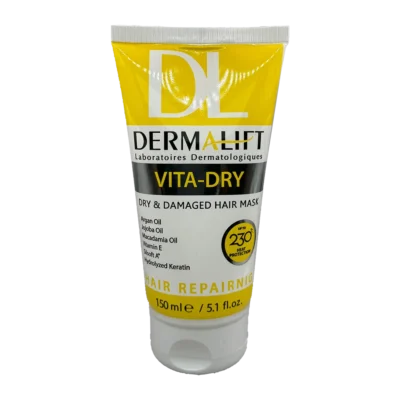 ماسک مو با آبکشی مناسب موهای خشک و آسیب دیده ویتا درای درمالیفت | Derma Lift Dry & Damaged Hair Mask