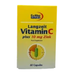 کپسول ویتامین C + زینک 10 میلی گرم یوروویتال | Eurho Vital Langzeit Vitamin C + 10Mg Zink