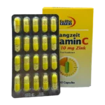 کپسول ویتامین C + زینک 10 میلی گرم یوروویتال | Eurho Vital Langzeit Vitamin C + 10Mg Zink