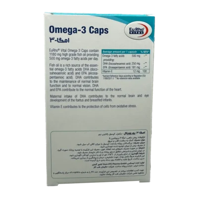 کپسول امگا 3 یوروویتال | Eurho Vital Omega 3 Cap