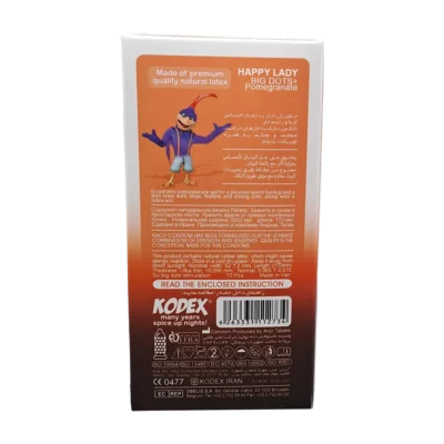 کاندوم خاردار هپی لیدی کدکس