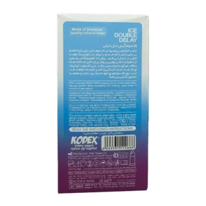 کاندوم آیس دابل دیلی کدکس | Kodex Ice Double Delay Condom