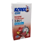 کاندوم وارم چلنجر 5 در 1 کدکس | Kodex Warm Challenger Condom