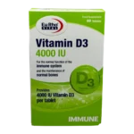 قرص ویتامین D3 4000 واحد یوروویتال | Eurho Vital Vitamin D3 4000 IU Tab