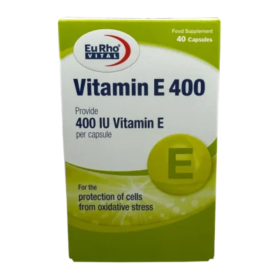 کپسول ژلاتینی ویتامین E 400 واحدی یوروویتال | Eurho Vital Vitamin E 400 IU Soft Cap