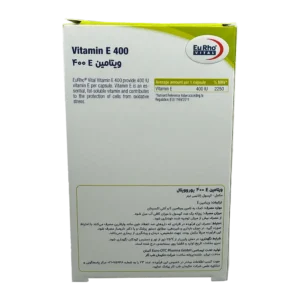 کپسول ژلاتینی ویتامین E 400 واحدی یوروویتال | Eurho Vital Vitamin E 400 IU Soft Cap