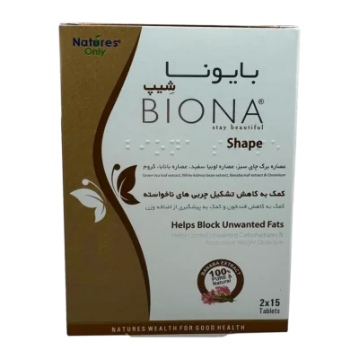 قرص بایونا شیپ نیچرز اونلی | Natures Only Biona Shape Tab