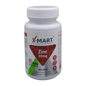 قرص زینک 30 میلی گرم ایکس مارت | X Mart Zinc 30 Mg Tab