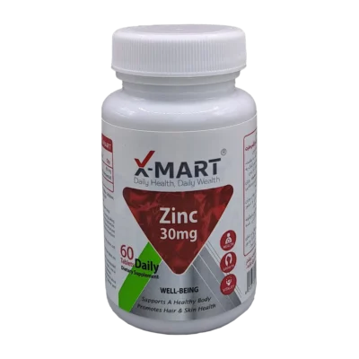 قرص زینک 30 میلی گرم ایکس مارت | X Mart Zinc 30 Mg Tab