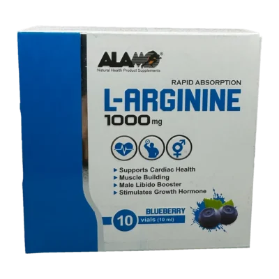 ویال خوراکی ال آرژنین 1000 میلی گرم آلامو | Alamo L_Arginine Vial 1000mg