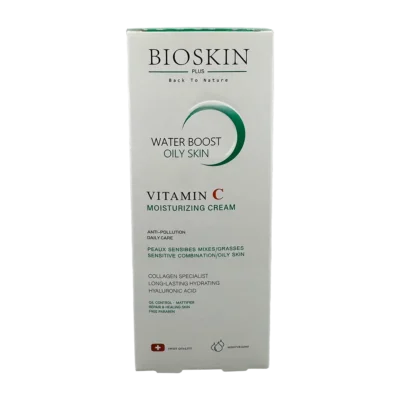 کرم آبرسان پوست چرب ویتامین سی بایو اسکین | Bioskin Vitamin C Moisturizing Oily Skin Cream